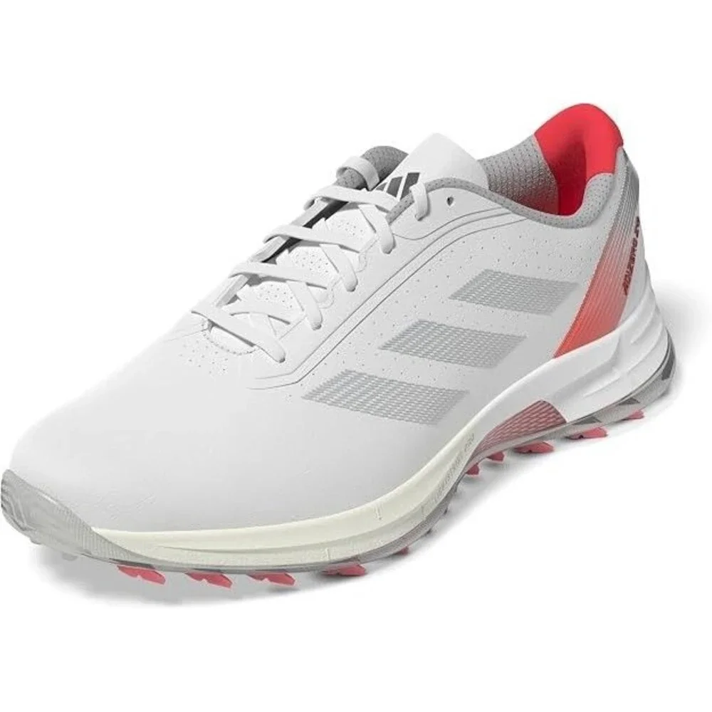 Adidas Adizero ZG Spikeless Women's Golf Shoe Size 6 White/Silver/Red IH9889